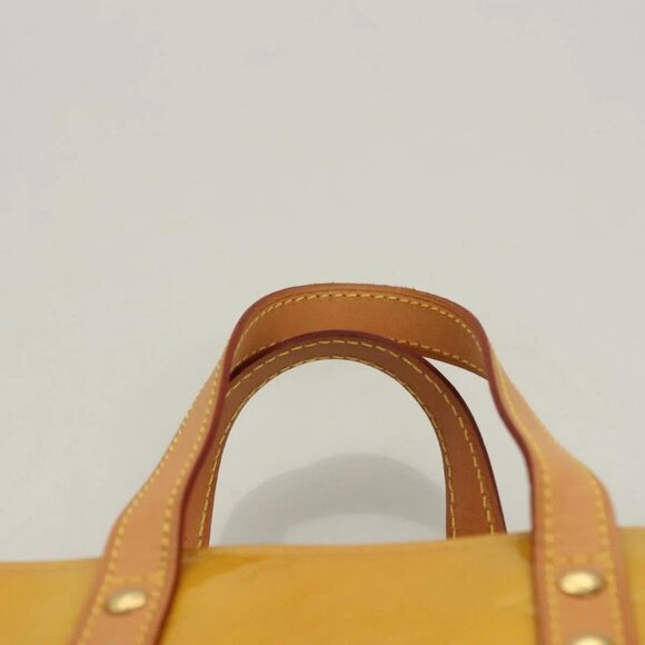 LOUIS VUITTON Monogram Vernis Reade PM Hand Bag Beige LV Auth - Picture 9 of 16